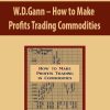W.D.Gann – How to Make Profits Trading Commodities