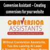 Conversion Assistant – Creating conversions for your website