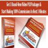Get 3 Brand-New Video PLR Packages & Start Making 100% Commissions In Next 3 Minutes