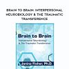 Brain to Brain: Interpersonal Neurobiology & The Traumatic Transference – Janina Fisher