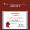 Chris Howard – Transformational Speaker Certification