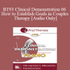 [Audio] BT93 Clinical Demonstration 06 - How to Establish Goals in Couples Therapy - Ellyn Bader