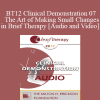 BT12 Clinical Demonstration 07 - The Art of Making Small Changes in Brief Therapy - Bill O’Hanlon